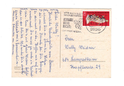 Ansichtskarte Bremen / Rathaus und Dom