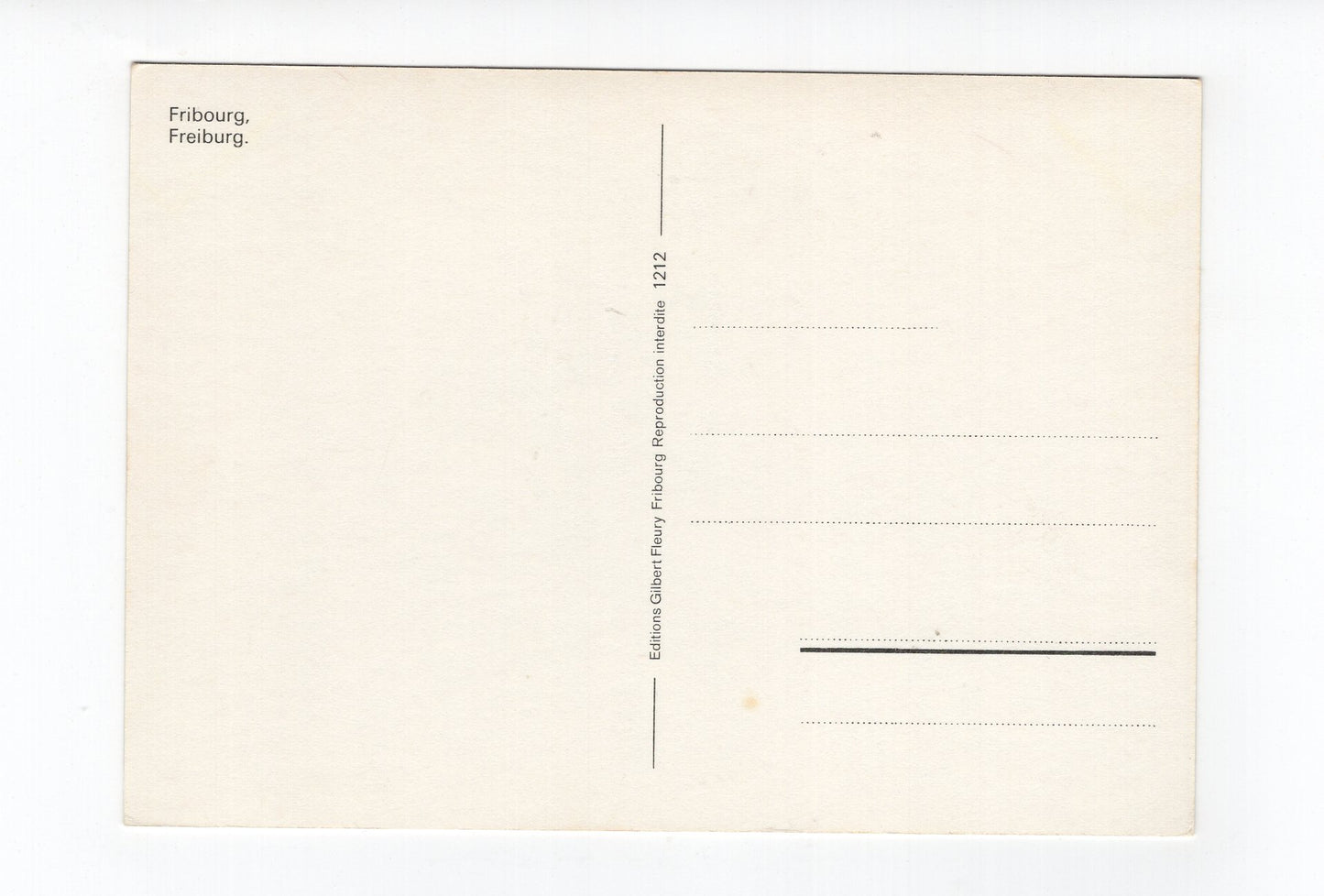 Ansichtskarte Fribourg Freiburg / Schweiz