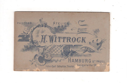 Fotografie Damenportrait - Hamburg 1890er / CDV N1-12