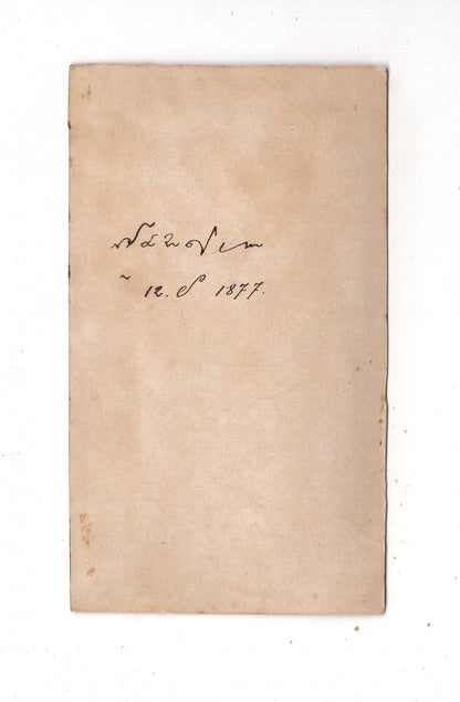 Fotografie Kunst / unbekannte Persönlichkeit - 1870er