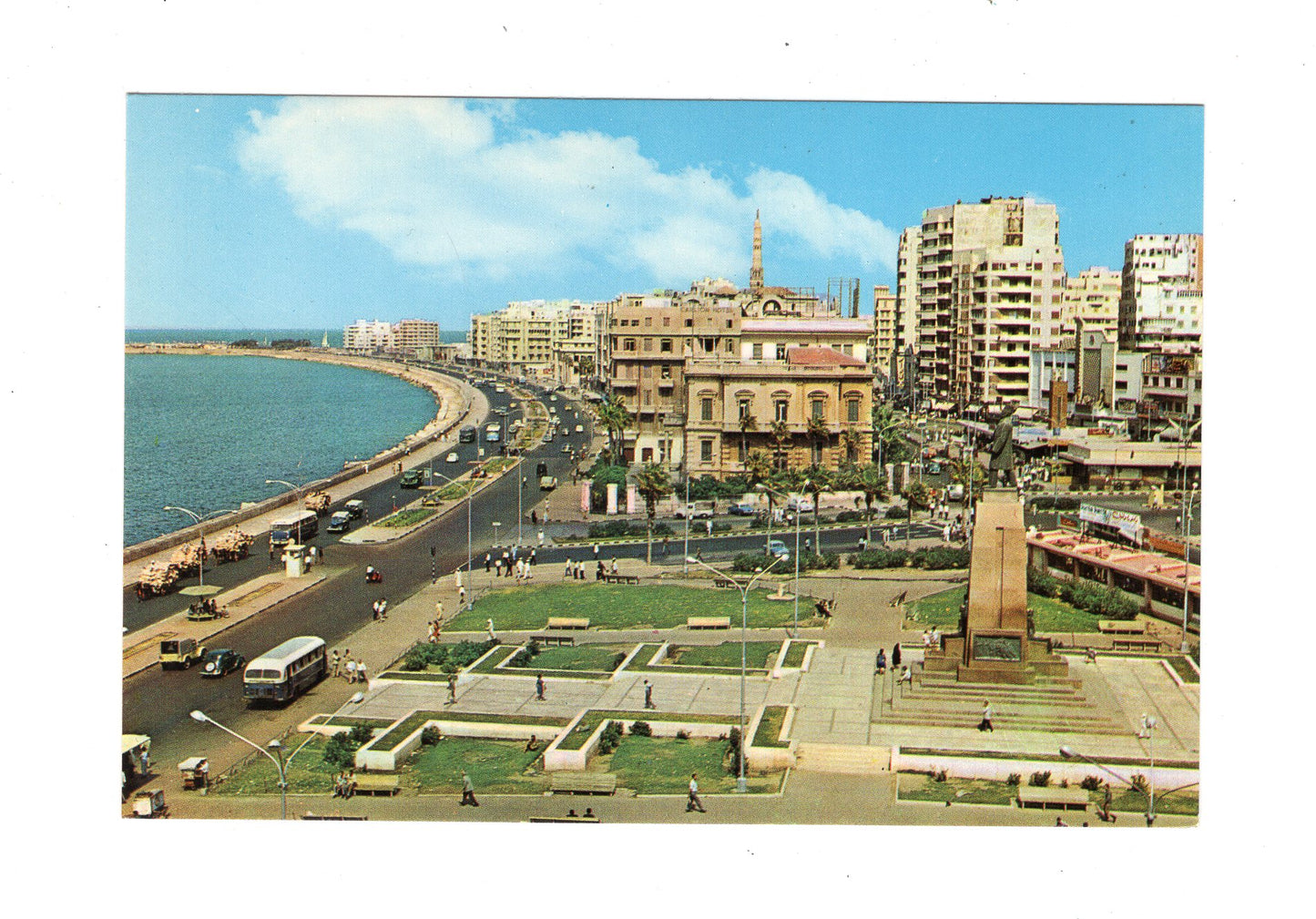 Ansichtskarte Alexandria / Saad Zaghioul Platz / Ägypten