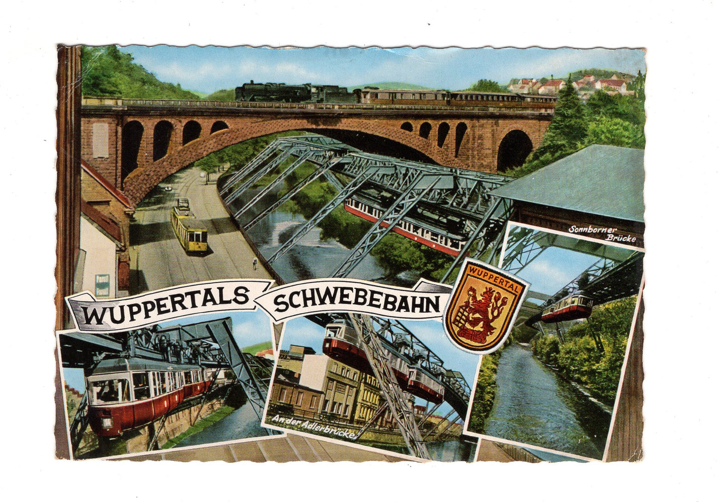 Ansichtskarte Wuppertal / Die Schwebebahn / I1-51