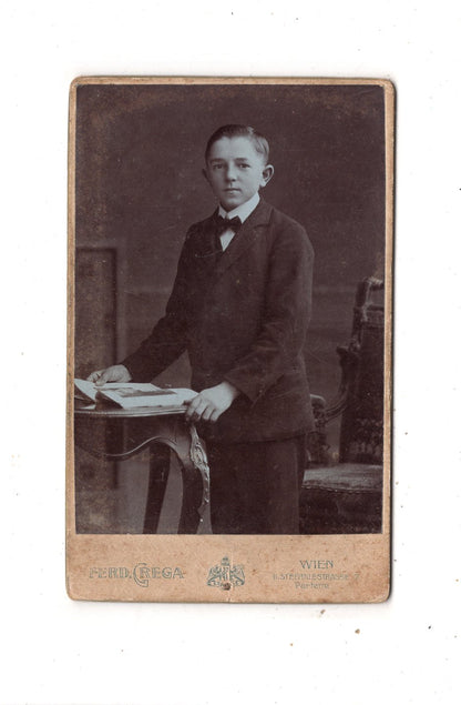 Fotografie Feiner Junge - Wien 1900er