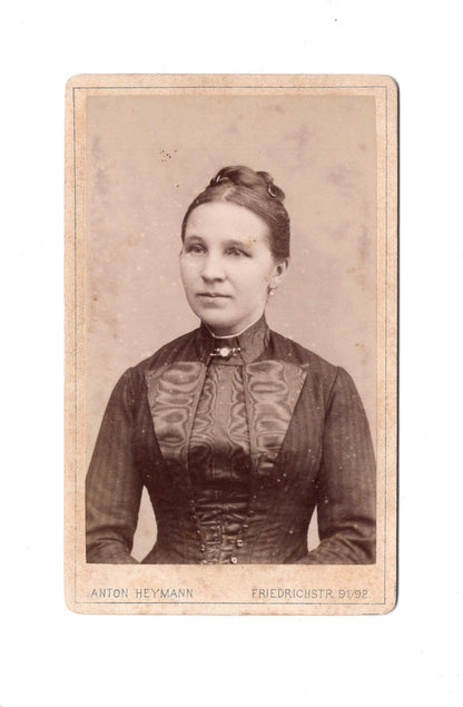 Fotografie Damenportrait - Berlin 1880er