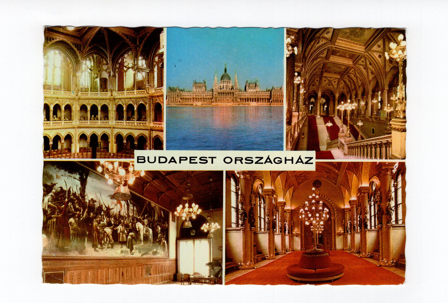 Ansichtskarte Budapest / Parlament / Ungarn