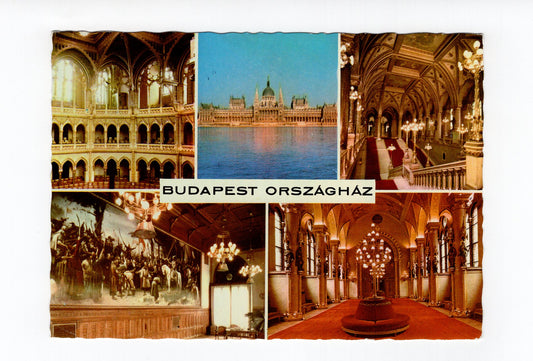 Ansichtskarte Budapest / Parlament / Ungarn