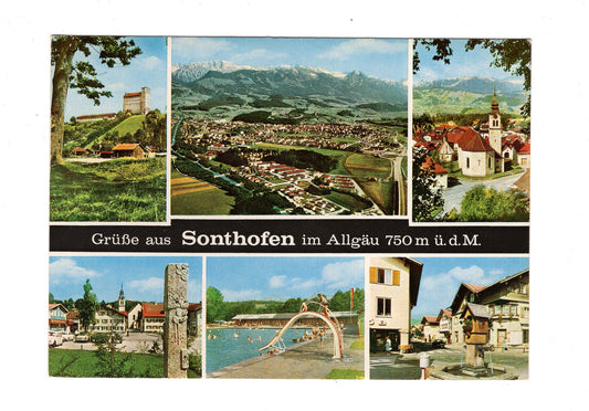 Ansichtskarte Sonthofen im Allgäu / H1-54