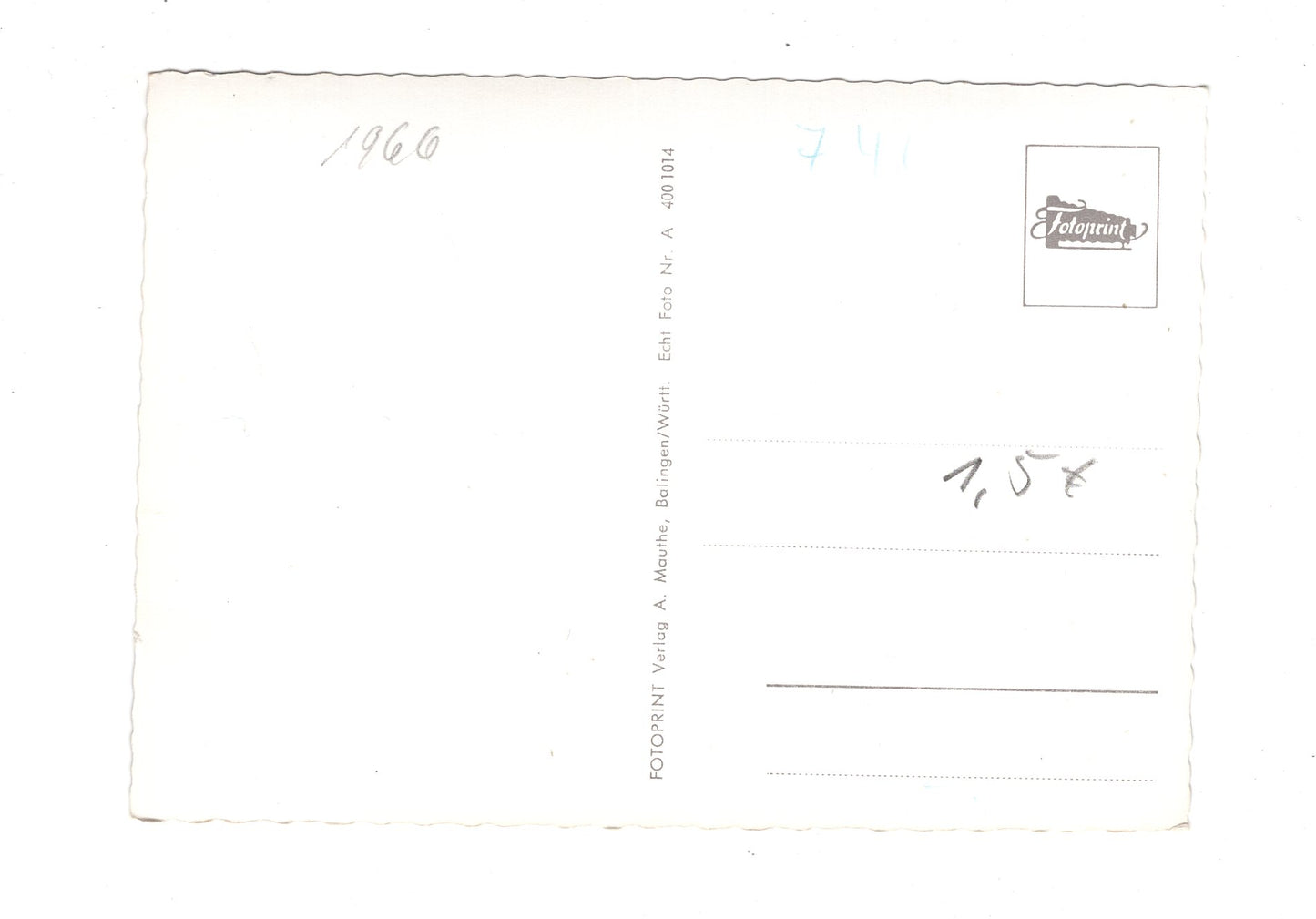 Ansichtskarte Schwäbische Alb / Blick vom Lochen auf Balinger Berge