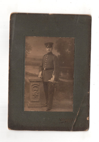 Fotografie Soldat / Soldatenportrait - Bonn 1910er
