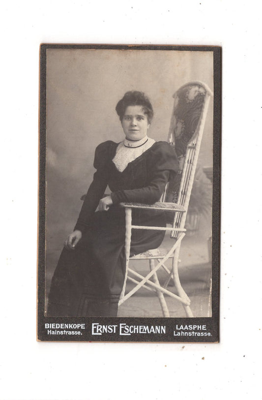 Fotografie Feine Dame - Biedenkopf / Laasphe 1900er