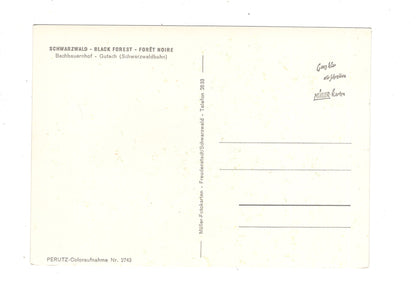 Ansichtskarte Schwarzwald / Bachbauernhof - Gutach / K1-57