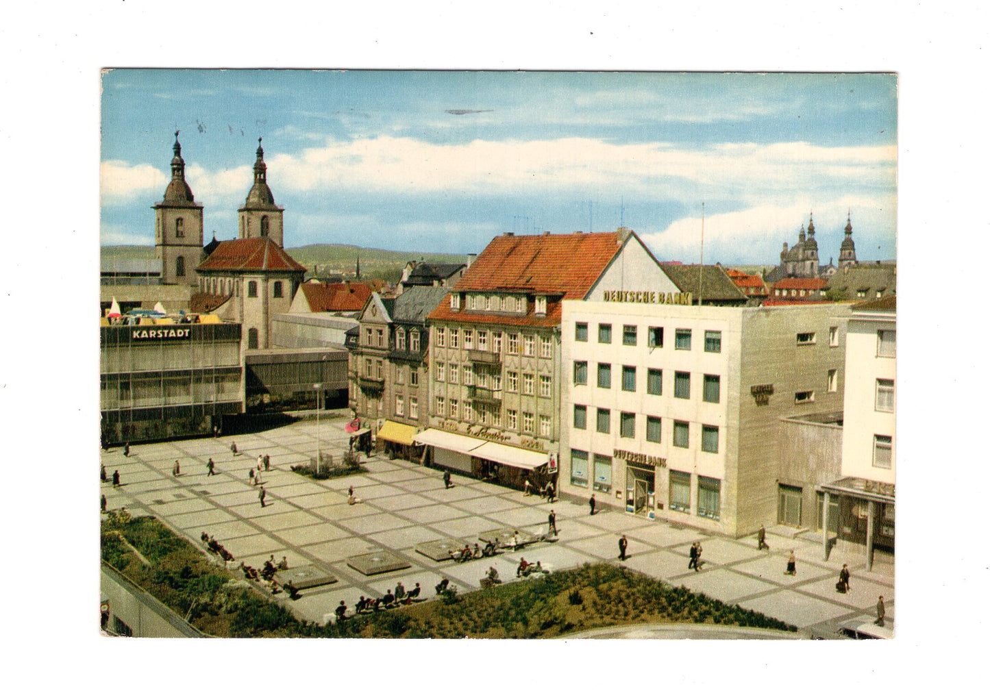 Ansichtskarte Fulda / Universitätsplatz