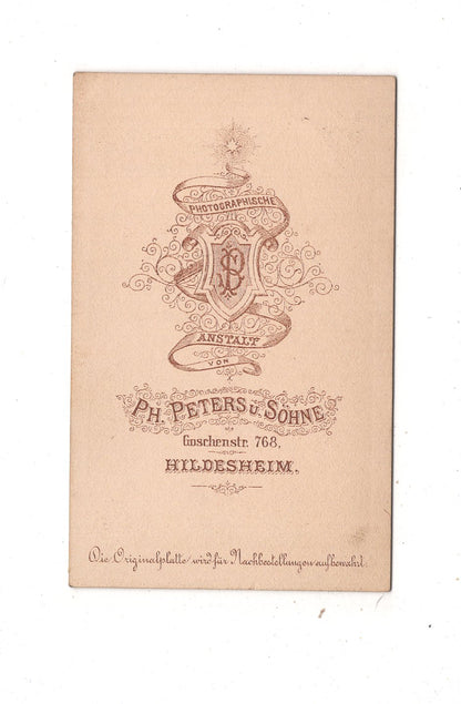 Fotografie Schönes Kinderbild / Baby - Hildesheim 1870er / CDV N1-08