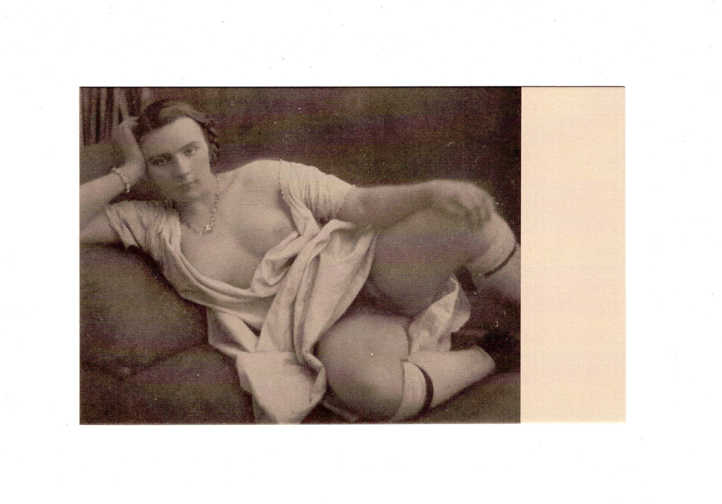 Ansichtskarte Akt / Erotik / Erotische Szene