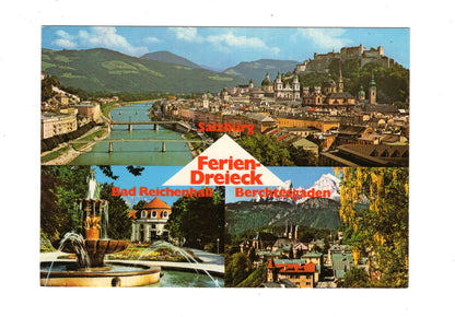 Ansichtskarte Feriendreieck Salzburg / Bad Reichenhall / Berchtesgaden