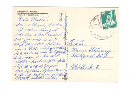 Ansichtskarte Mössingen-Bad Sebastiansweiler / Kurklinik