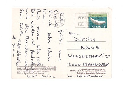 Ansichtskarte Vancouver / British Columbia / Kanada