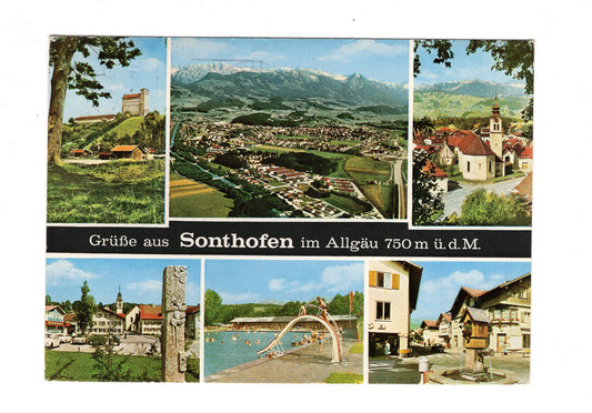 Ansichtskarte Sonthofen im Allgäu / H1-54
