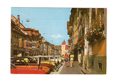 Ansichtskarte Waldshut am Hochrhein / Kaiserstraße mit Unterem Tor