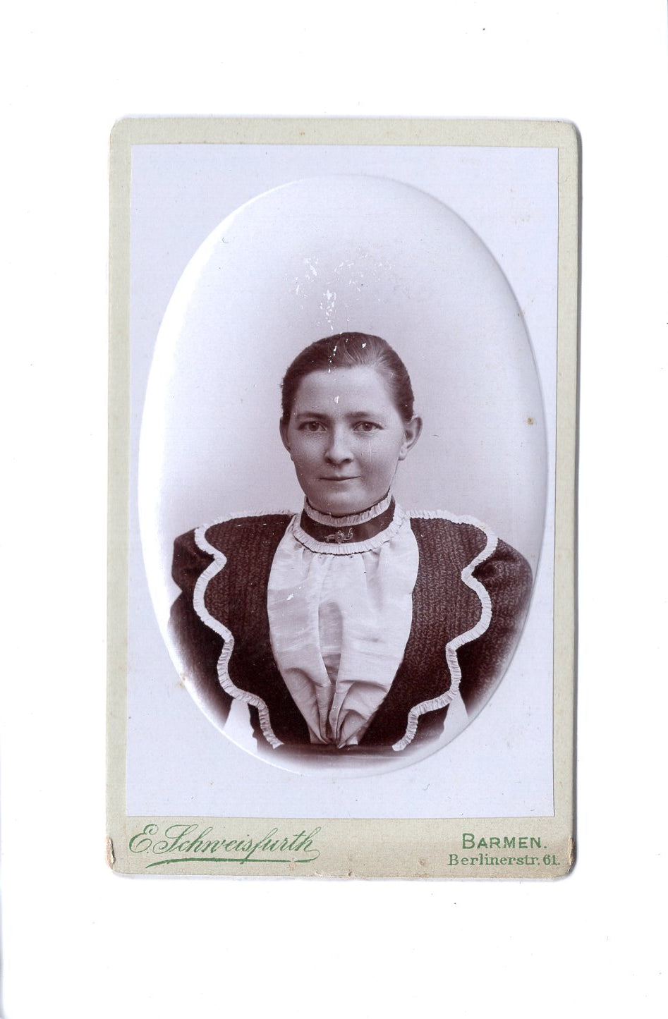 Fotografie Damenportrait - Barmen 1890er