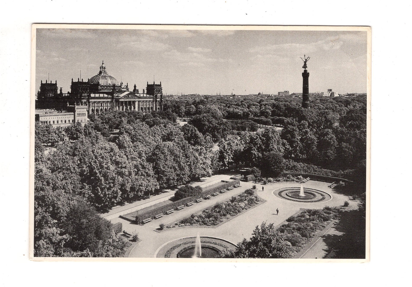 Ansichtskarte Berlin / Königsplatz - Reichstag - Siegessäule / I1-67