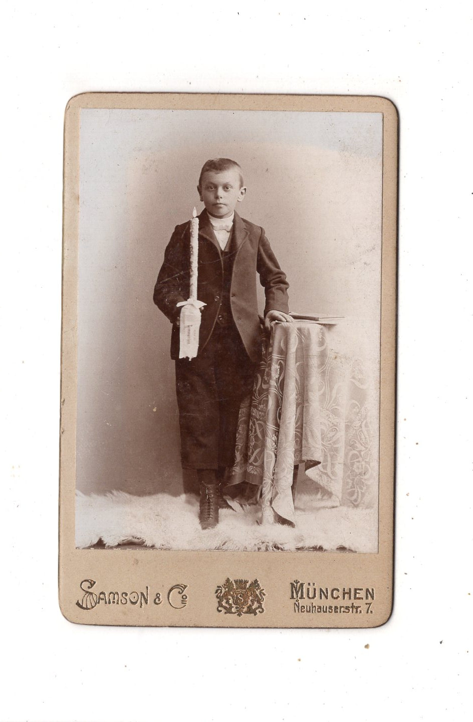 Fotografie Feiner Junge - München 1890er