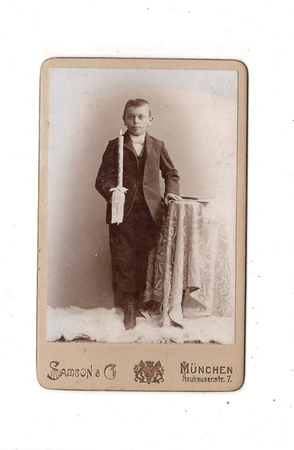 Fotografie Feiner Junge - München 1890er