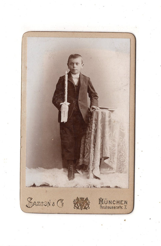Fotografie Feiner Junge - München 1890er