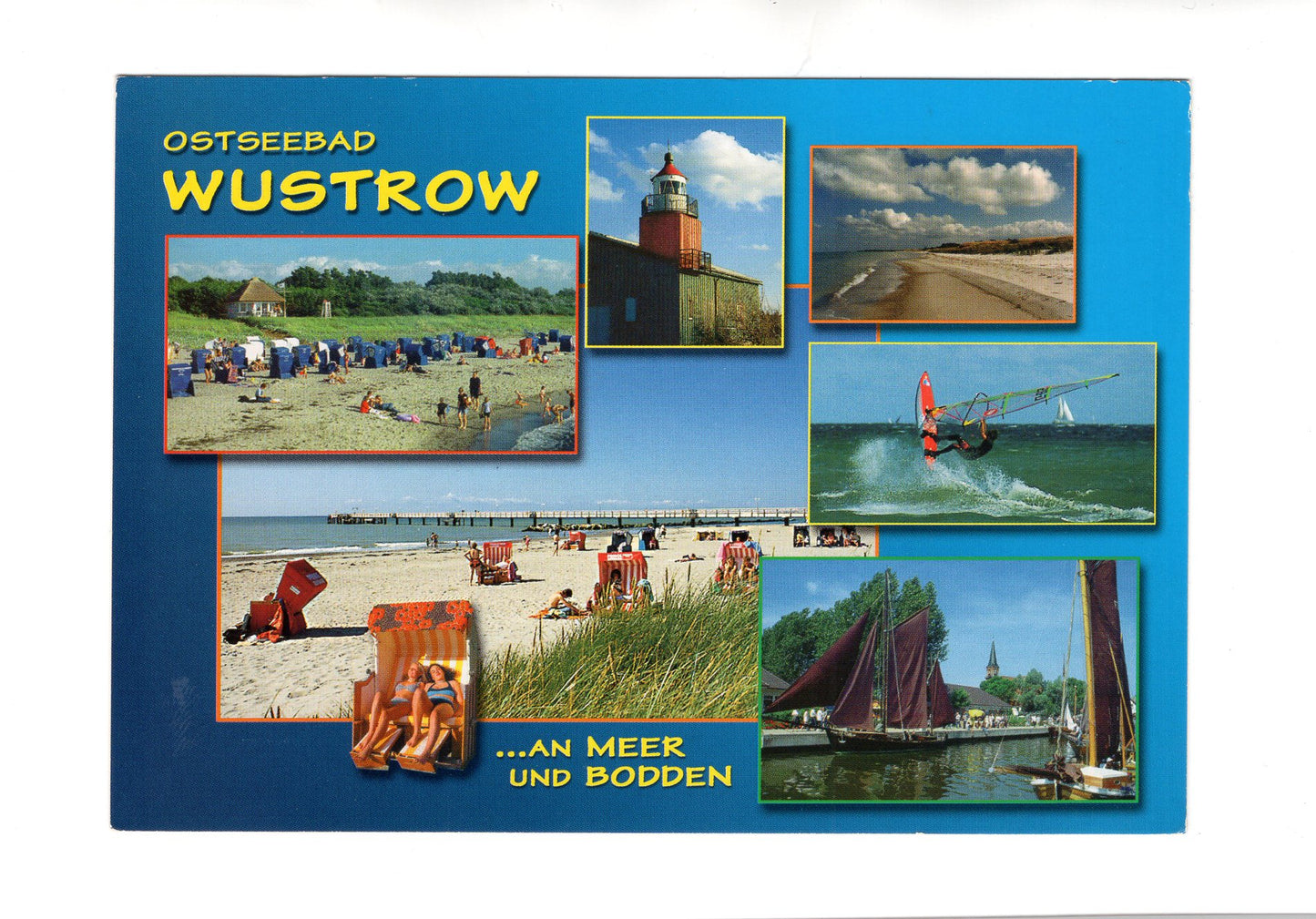 Ansichtskarte Fischland - Darß - Zingst / Ostseebad Wustrow