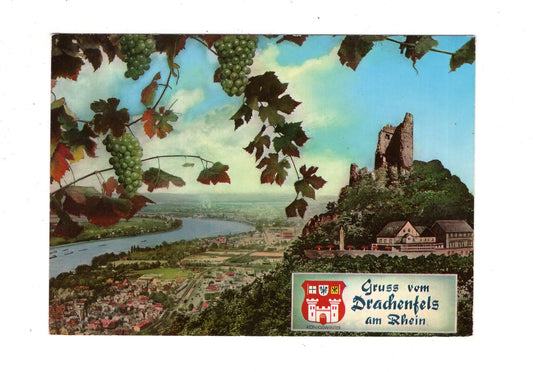 Ansichtskarte Gruß vom Drachenfels am Rhein / M1-63