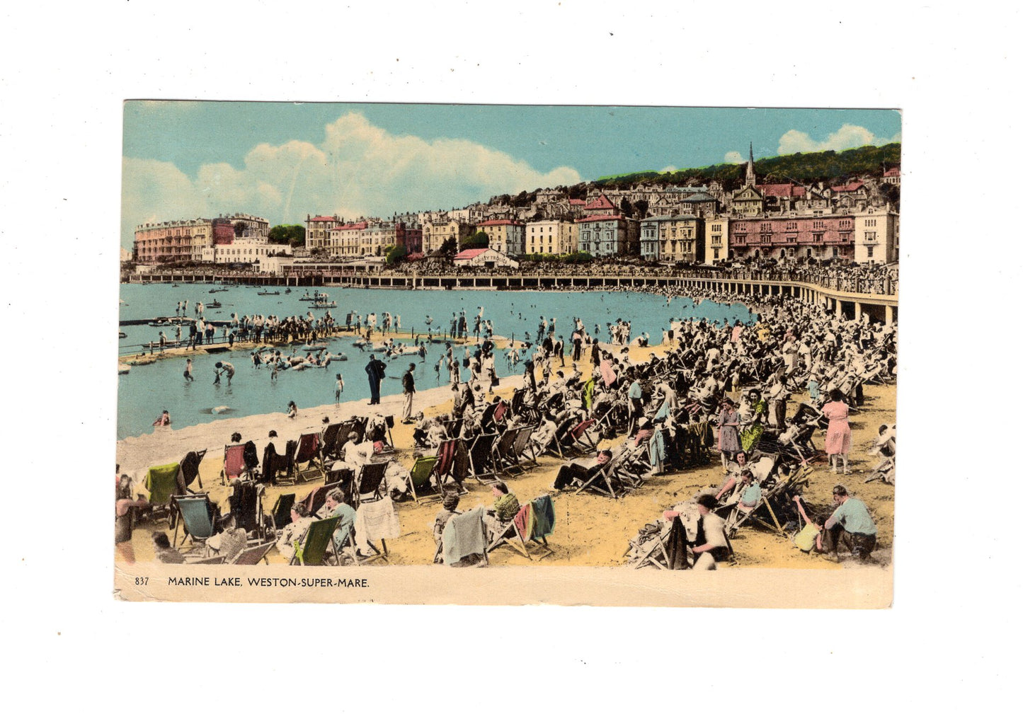 Ansichtskarte Weston-super-Mare / Marine Lake / England / M1-68