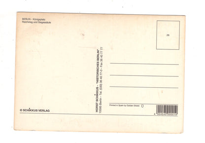 Ansichtskarte Berlin / Königsplatz - Reichstag - Siegessäule / I1-67