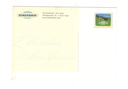 Ansichtskarte Hotel Kohlerhof / Fügen / Zillertal / Tirol / Österreich
