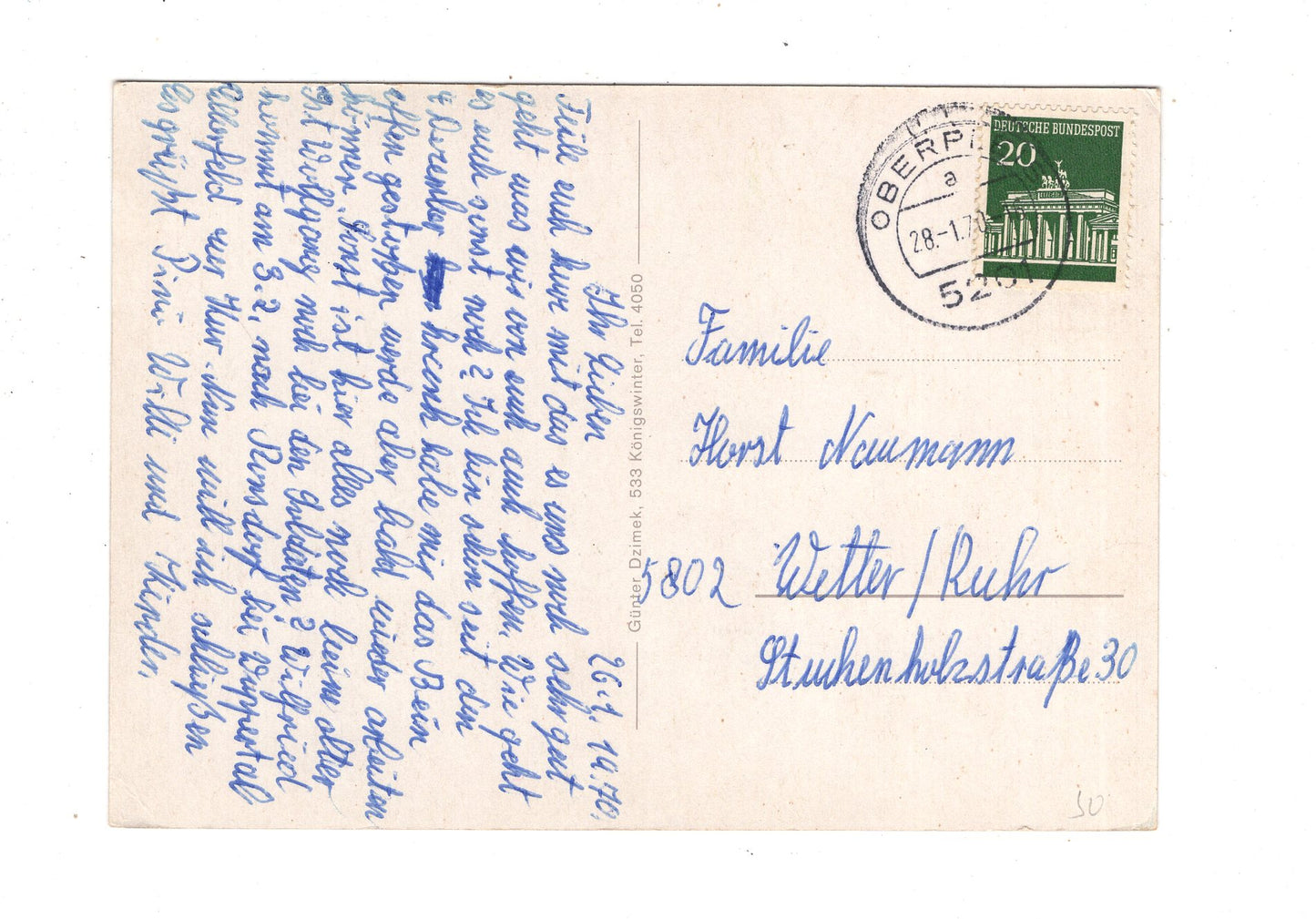 Ansichtskarte Gruß vom Drachenfels am Rhein / M1-63