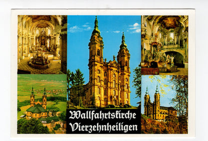 Ansichtskarte Wallfahrtskirche Vierzehnheiligen