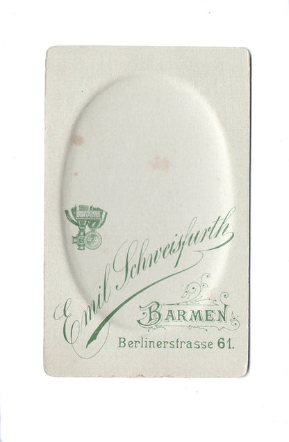 Fotografie Damenportrait - Barmen 1890er