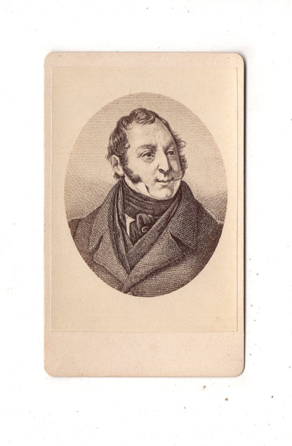 Fotografie Kunst / Komponist Gioachino Rossini - 1870er