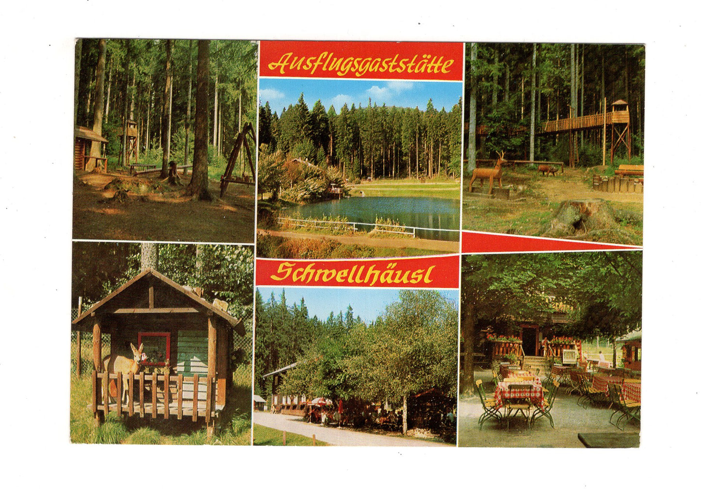Ansichtskarte Ausflugsgaststätte Schwellhäusl / Zwieslerwaldhaus / Bayerischer Wald