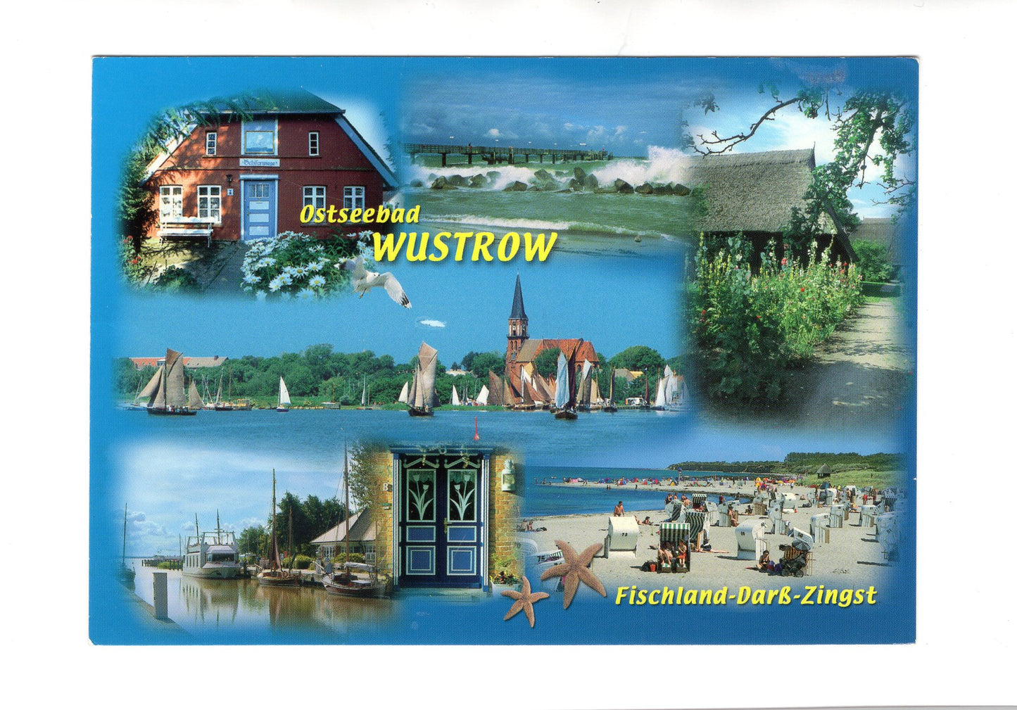 Ansichtskarte Fischland - Darß - Zingst / Ostseebad Wustrow