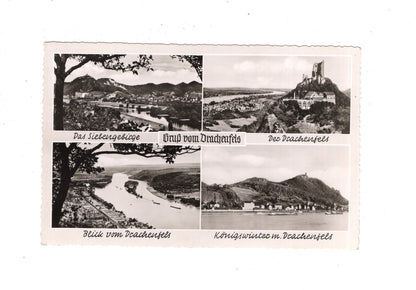 Ansichtskarte Gruß vom Drachenfels / Königswinter +++ / M1-63