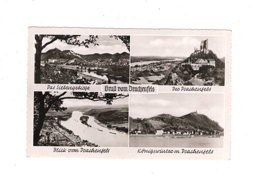 Ansichtskarte Gruß vom Drachenfels / Königswinter +++ / M1-63
