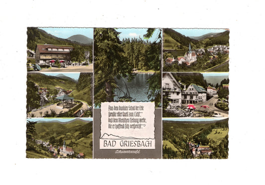 Ansichtskarte Bad Griesbach / Schwarzwald / K1-57