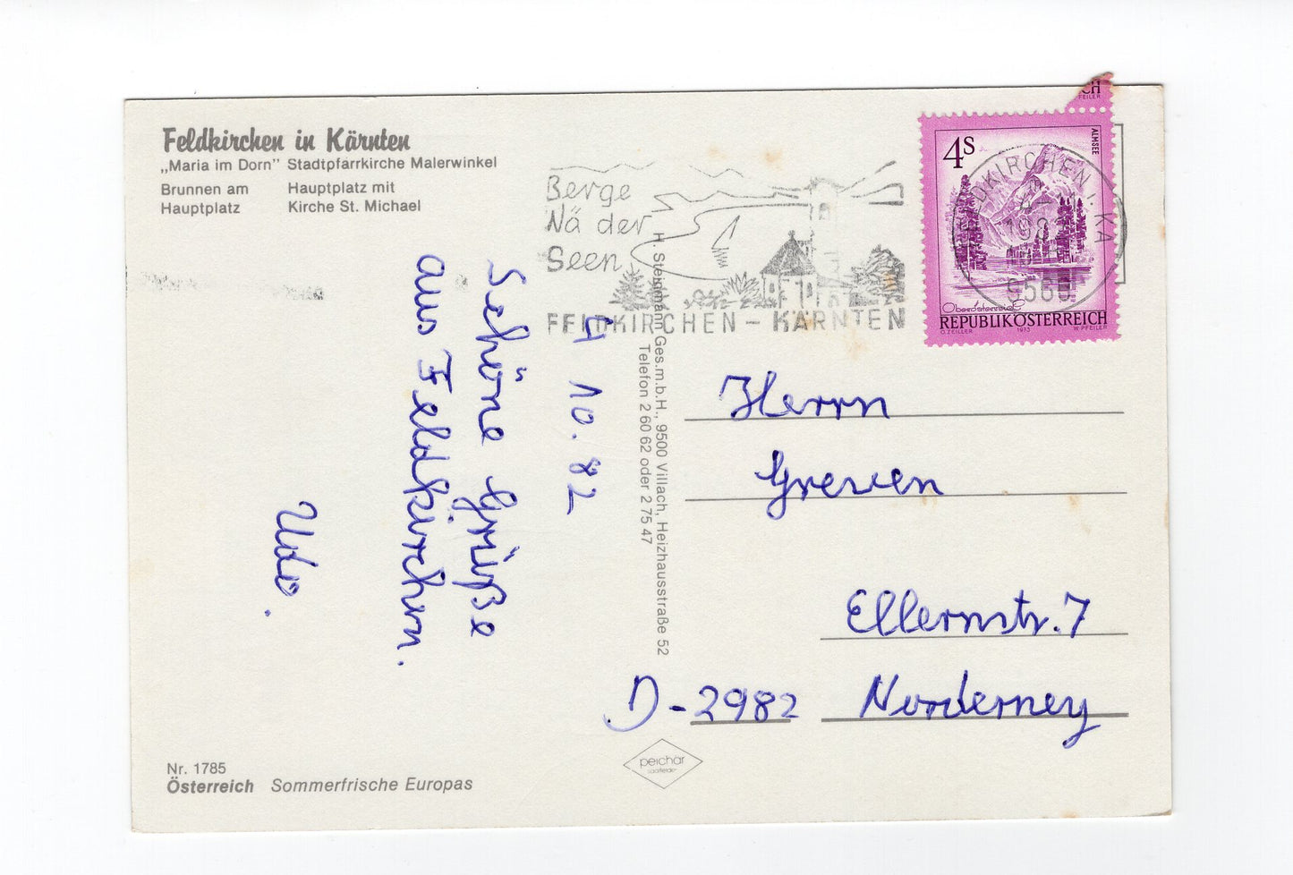 Ansichtskarte Feldkirchen / Kärnten / Österreich
