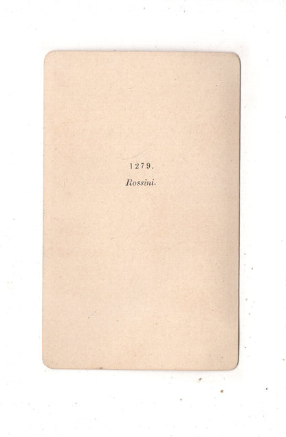 Fotografie Kunst / Komponist Gioachino Rossini - 1870er