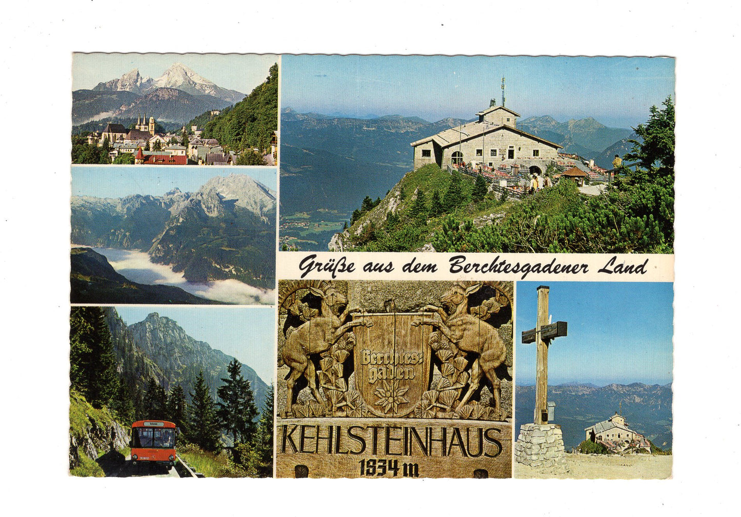 Ansichtskarte Berchtesgadener Land