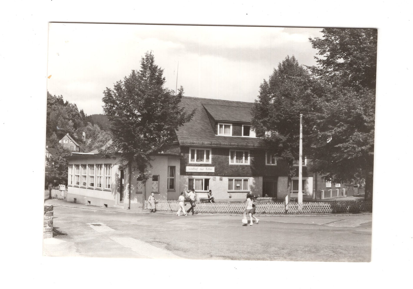 Ansichtskarte Mellenbach-Glasbach / Thüringer Wald / Gasthof zur Kehre