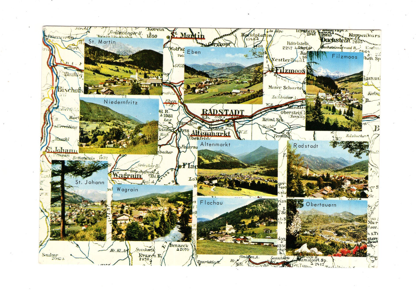 Ansichtskarte Der Pongau / Salzburger Land / Österreich