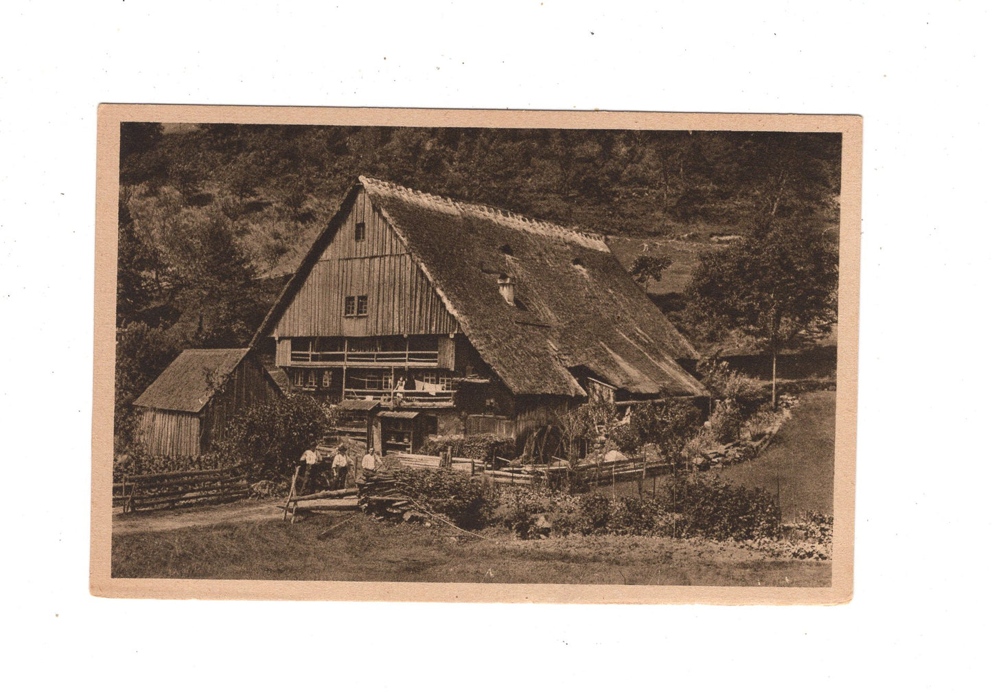Ansichtskarte Schwarzwälder Bauernhaus in Bad Griesbach / Schwarzwald / K1-57