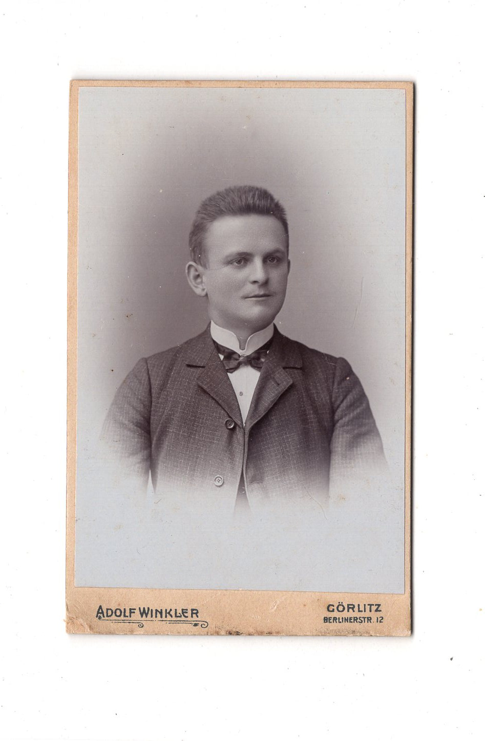 Fotografie Herrenportrait - Görlitz 1890er / CDV C1-20