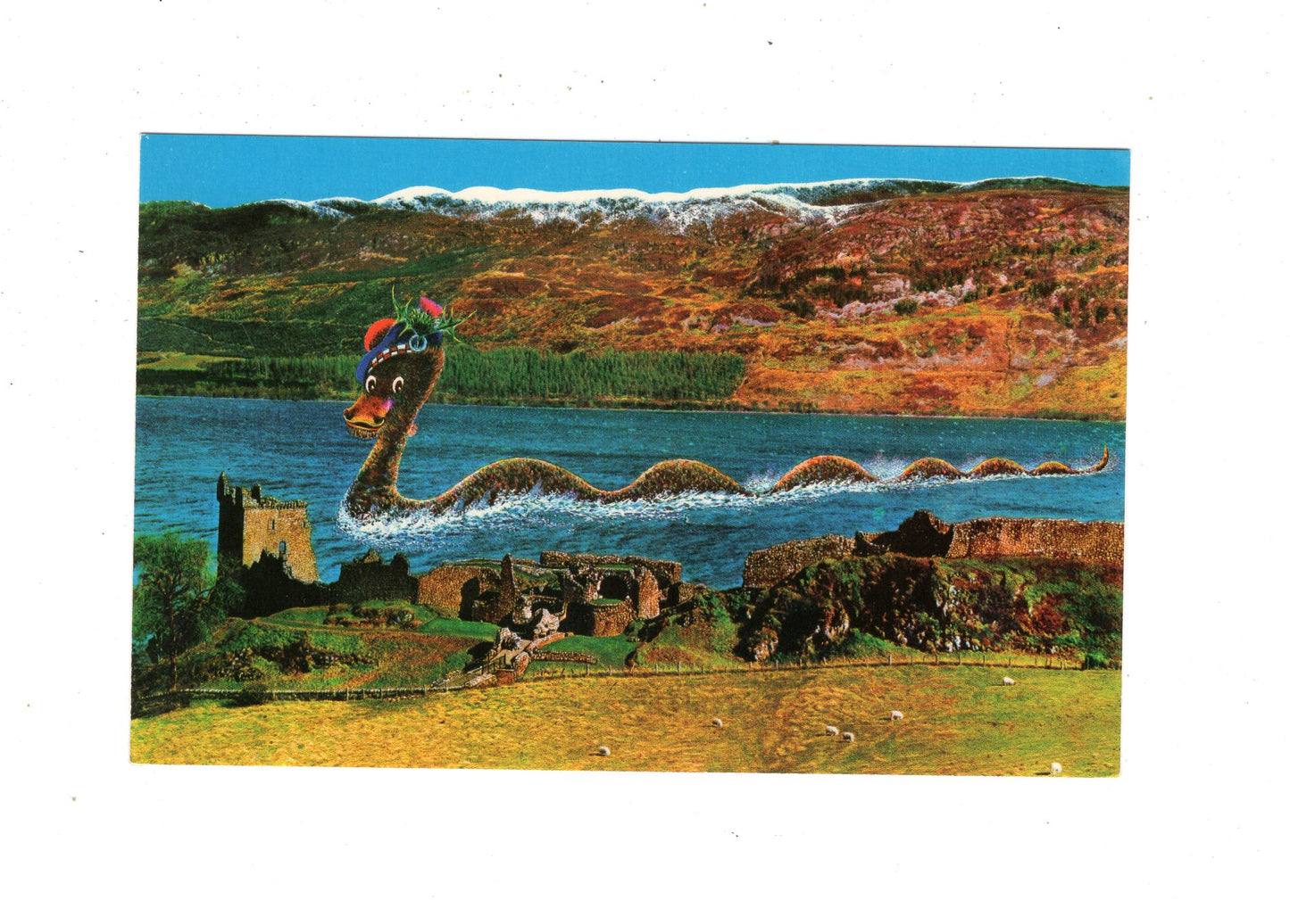 Ansichtskarte Loch Ness Monster at Castle Urquhart / Schottland / M1-68